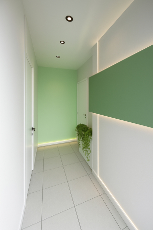 طراحی پلان باز دفتر کار برای افزایش تعامل کارکنان و گردش نور چیدمان باز و ارتباط بصری میان کارکنان در طراحی داخلی مدرن