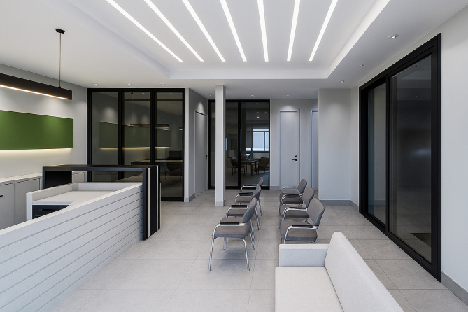 طراحی نورپردازی اداری برای افزایش بهرهوری نور طبیعی و مصنوعی در طراحی فضاهای کاری مدرن و مینیمال