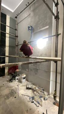 اجرای میکرو سمنت در مغازه طلافروشی رونیکامال